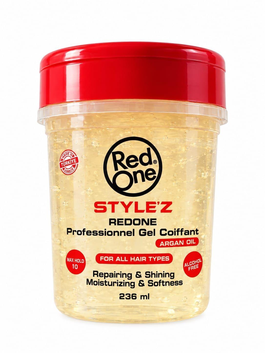 Gel Red One Para Rizos Y Ondulado Argan 236ml-0