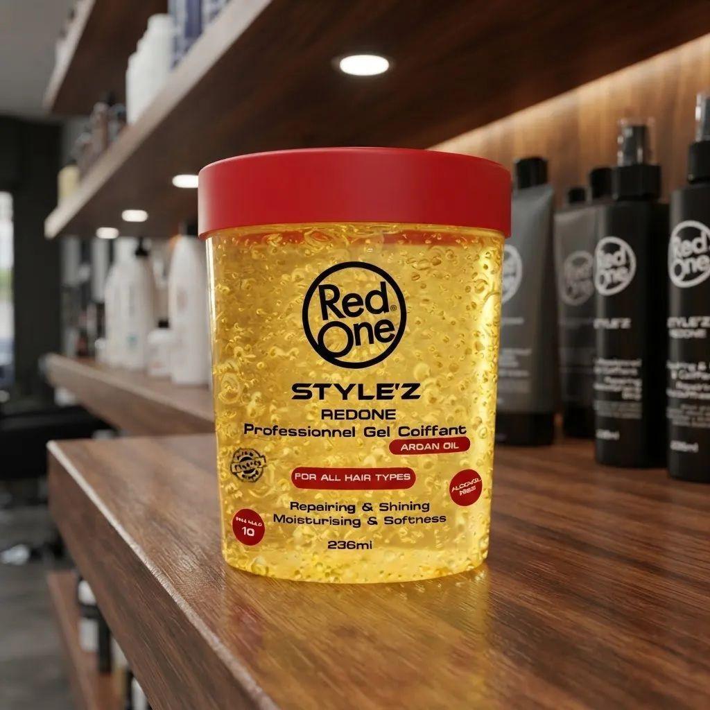 Gel Red One Para Rizos Y Ondulado Argan 236ml-3