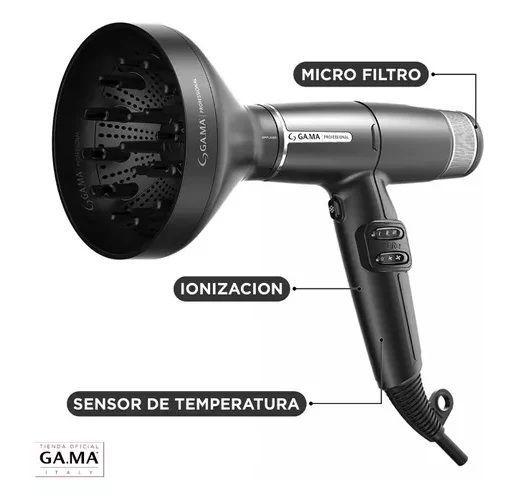 Secador Gama IQ Lite Black-3
