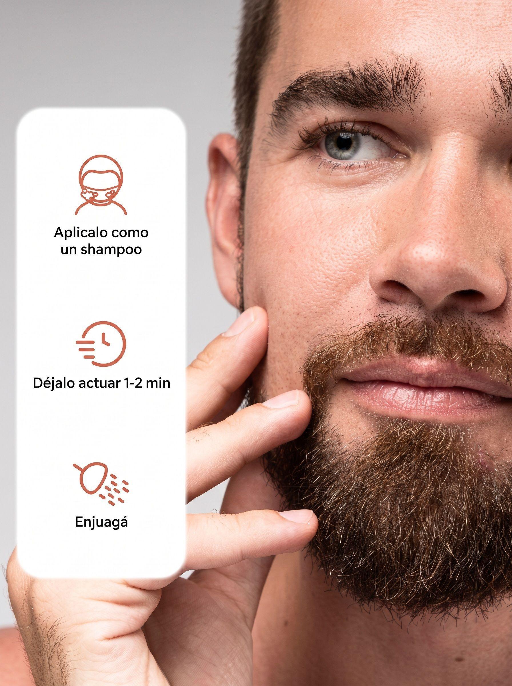 Shampoo JFM Control De Canas Gx Para Barba-4