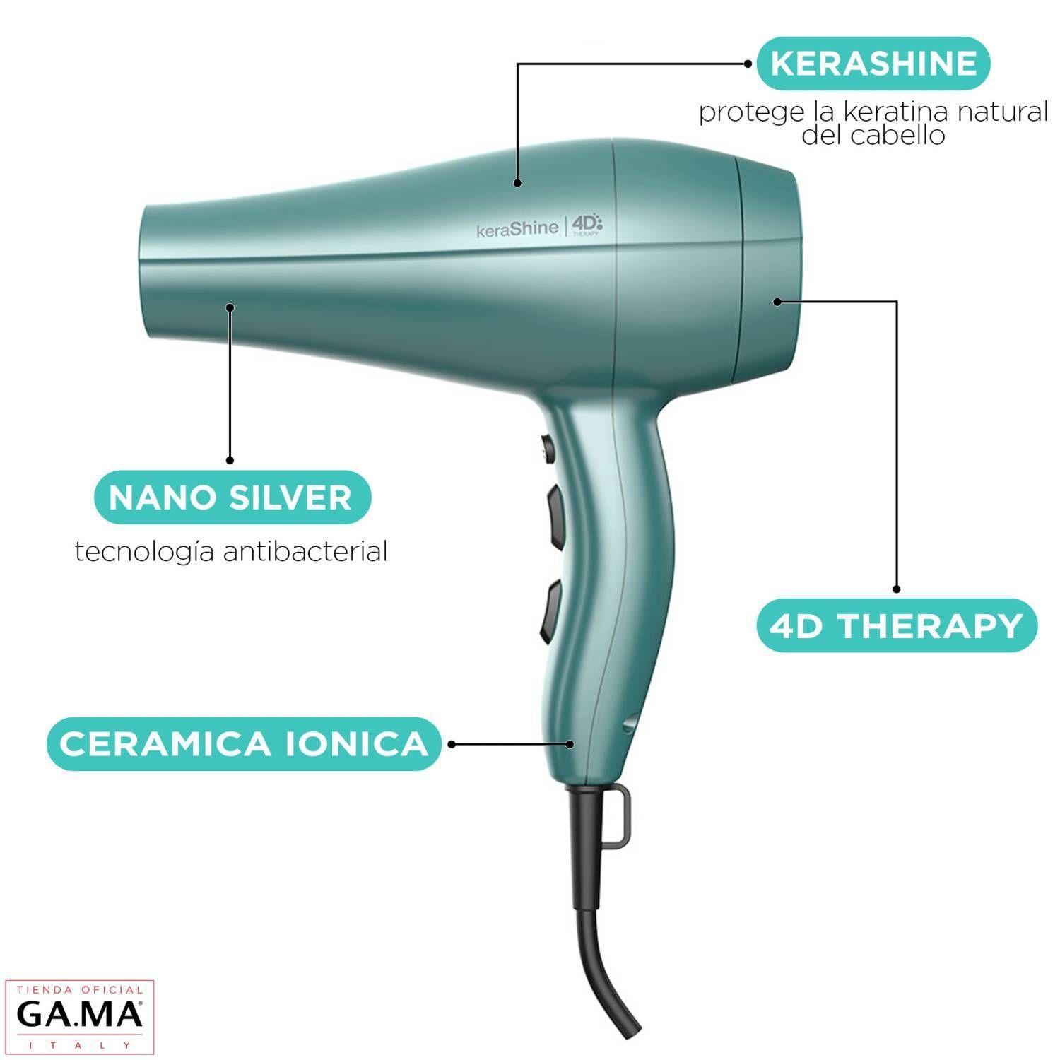 Secador De Pelo Gama Kera-Shine 4D-3