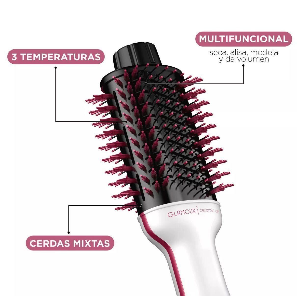 Cepillo Secador Gama Glamour Pink-1