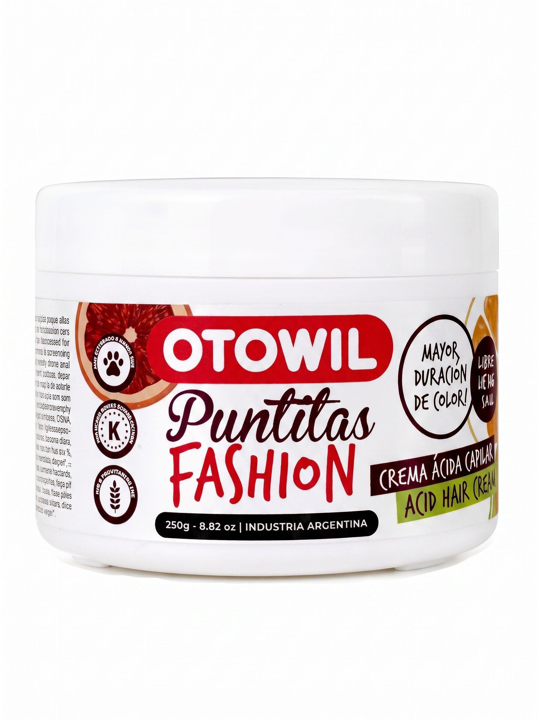 Tratamiento Otowil Puntitas Fashion Crema Ácida 250gr-0