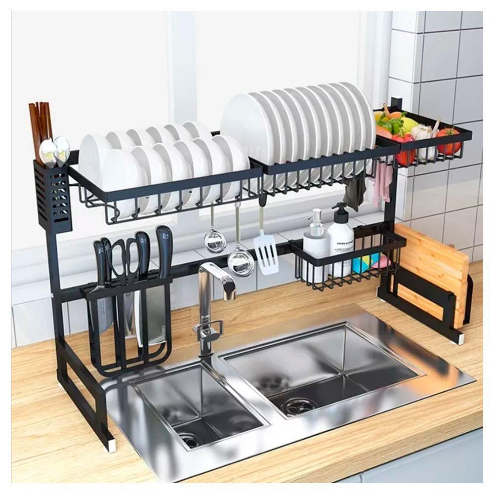 Secaplatos Acero Inoxidable Escurridor Plato Acero Inoxidable-2