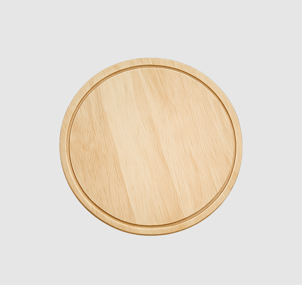 Tabla de Madera Natural para Pizza 29 cm -2