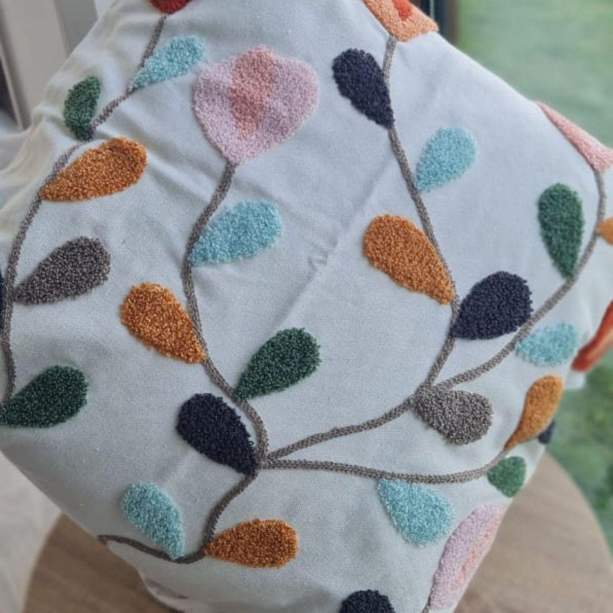 Funda Bordada Tulipan Rosa 45x42-2