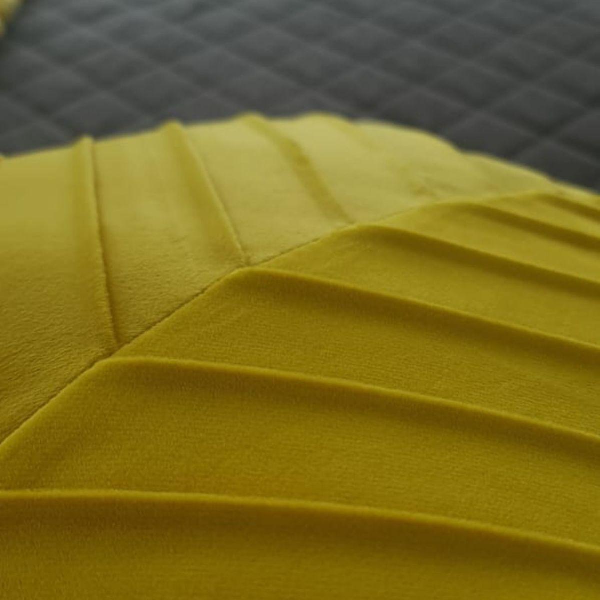 Funda Cojin Amarilla Lineas 43 X 40 -3