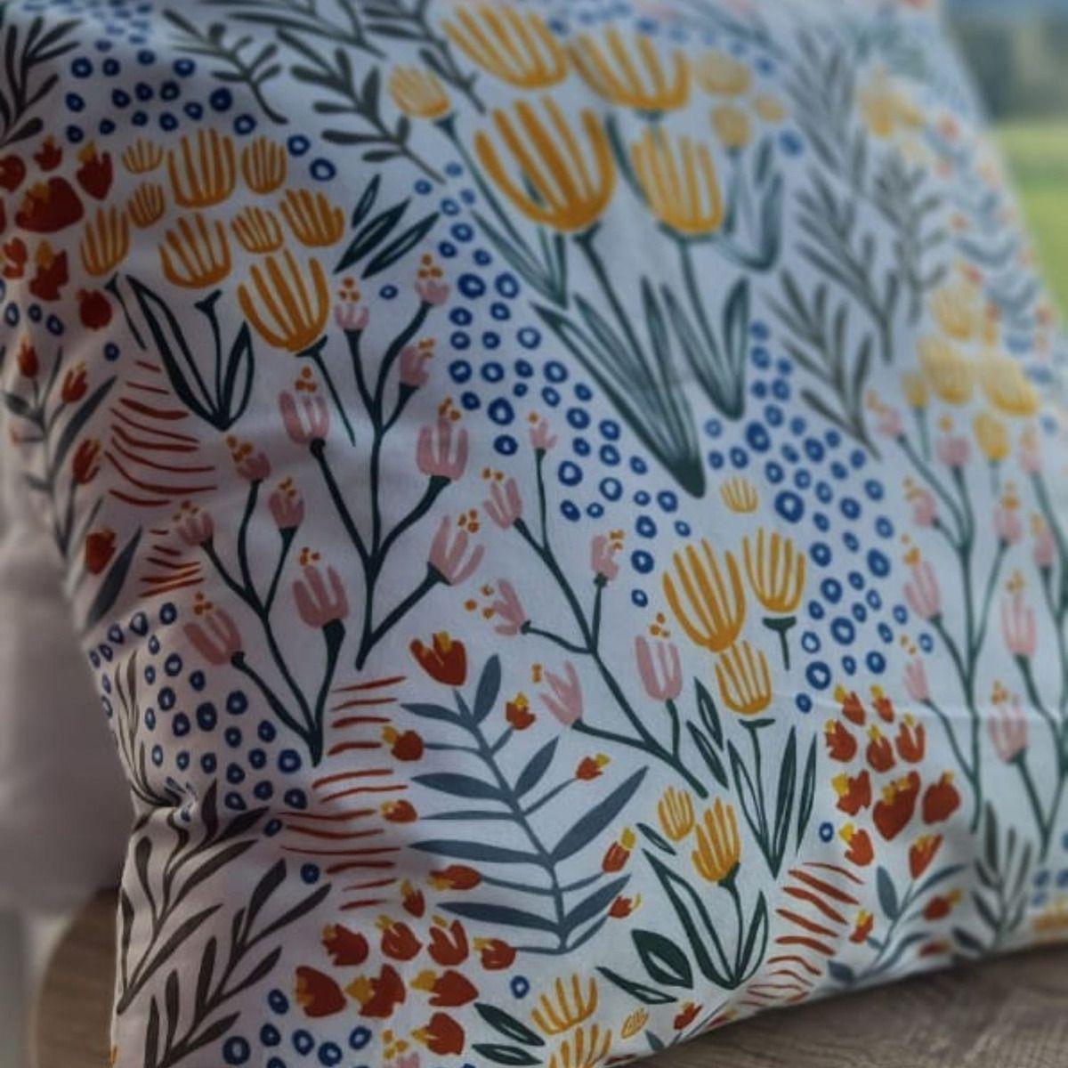 Funda Impresa Flor Tenedor Amarillo 45x42-3