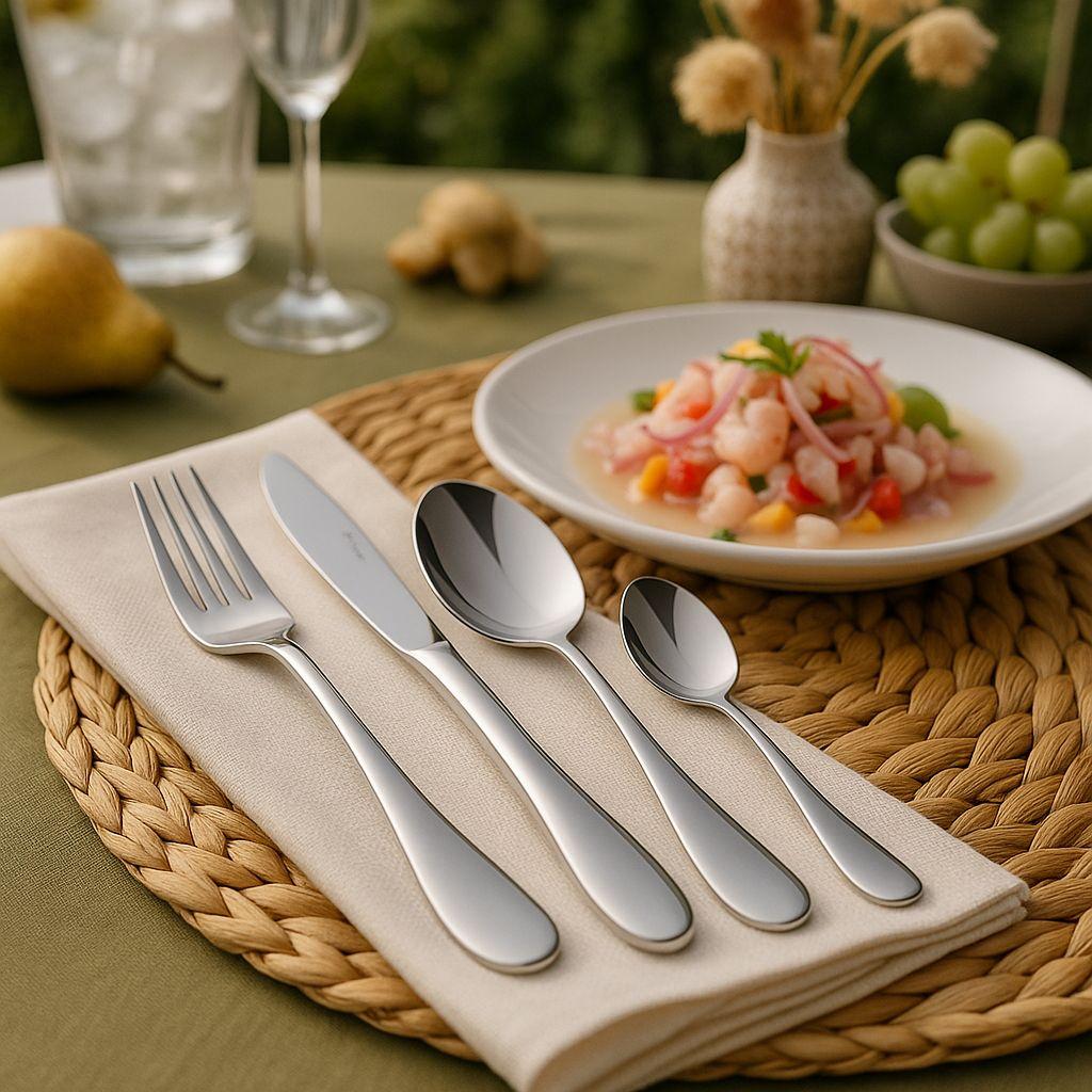Set Cuchilleria 24 Piezas Hamilton Cubiertos Vitta Metal-1