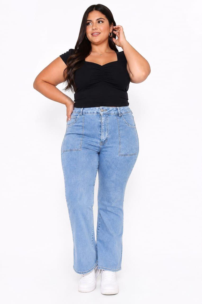 PANTALON DE CARGO JEANS-0