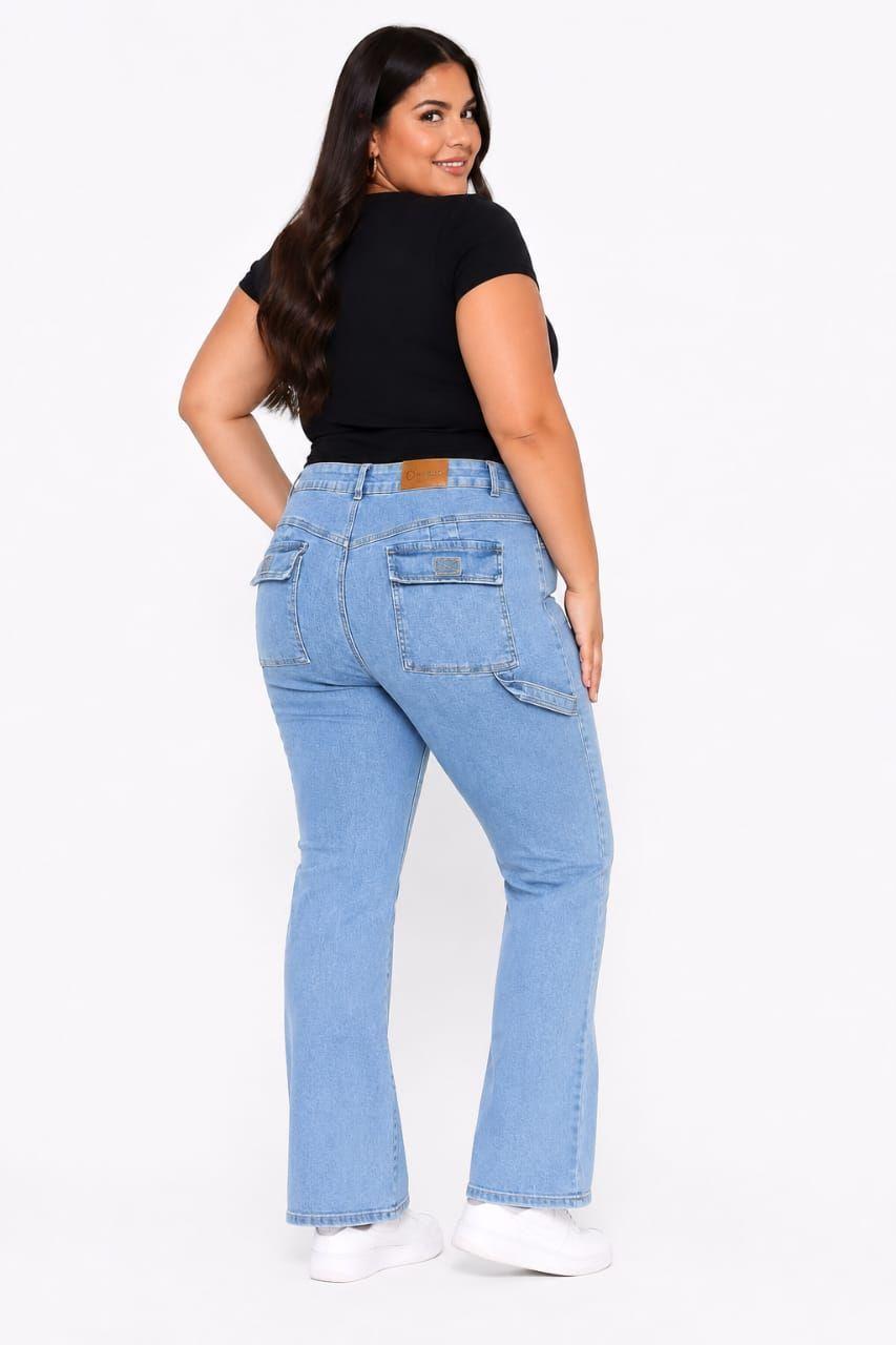 PANTALON DE CARGO JEANS-1