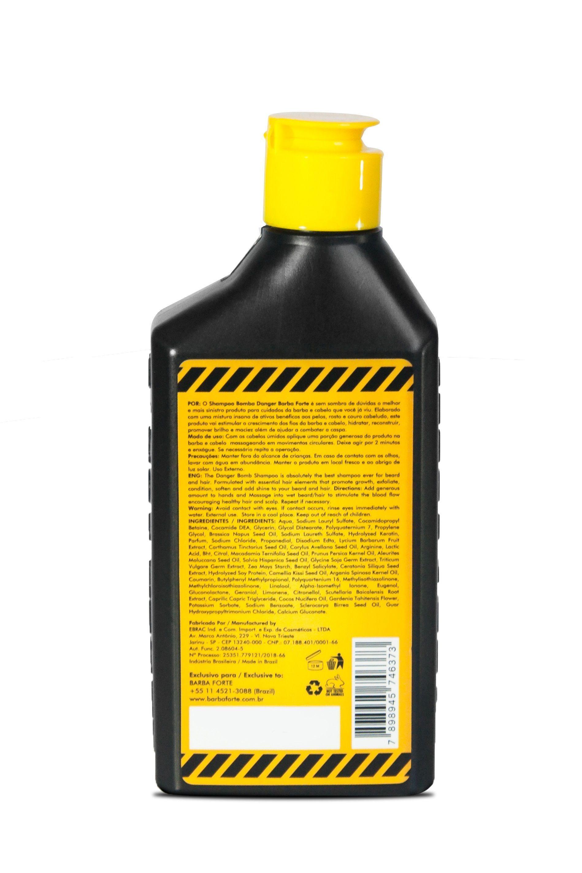 Shampoo Barba Forte Fortalecimiento 250 ml-2