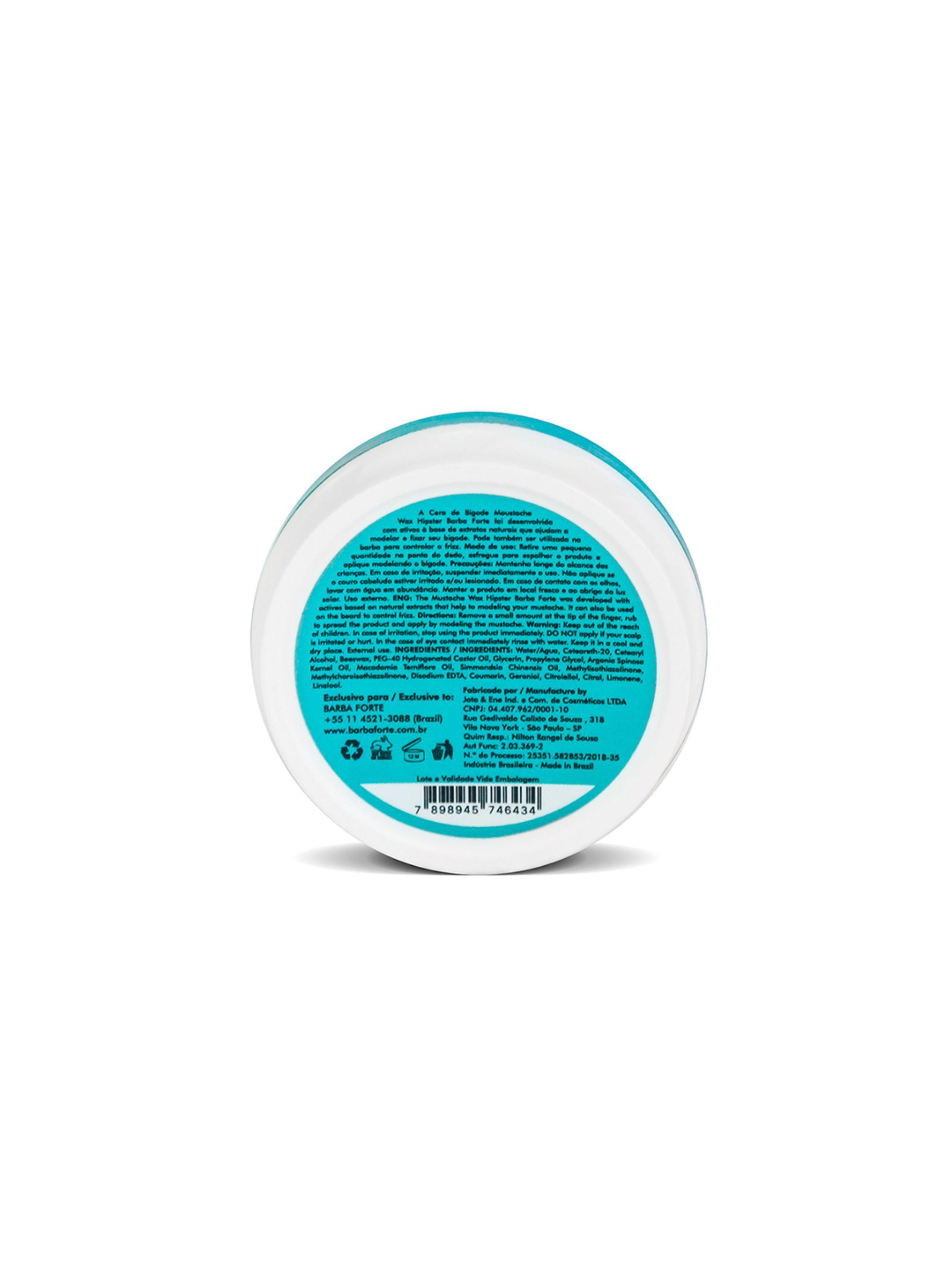 Cera de Bigote Moustache Wax Hipster Barba Forte 30 Gr-2