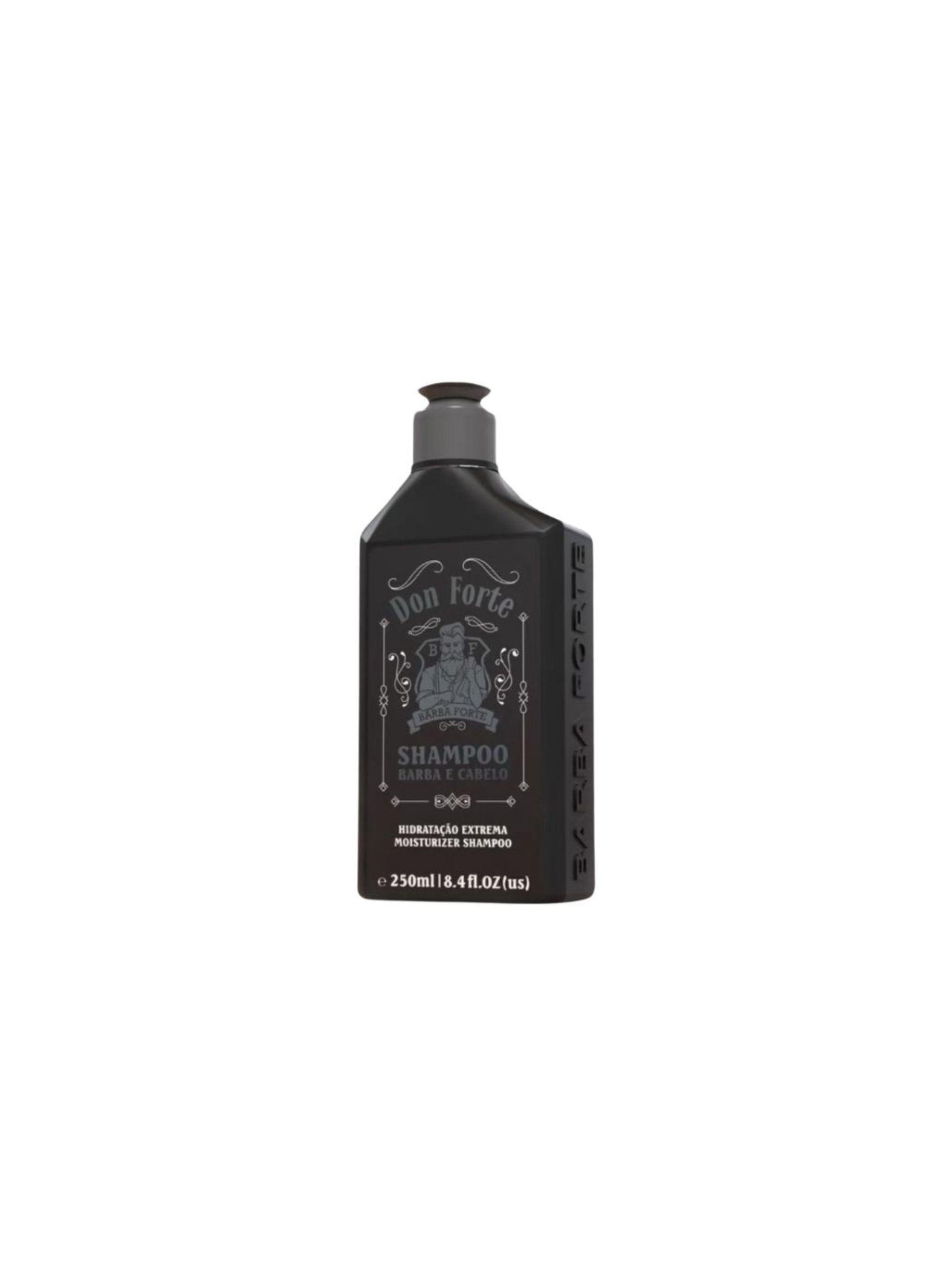 Combo Hidratación Shampoo Don Forte + Bálsamo Beard Balm Barba Forte-1