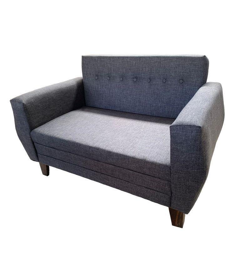 SOFÁ DECOKMAS MODELO DECO 2 CUERPOS LINO CÓRDOVA GRIS 110CM X 78CM X 96CM-0
