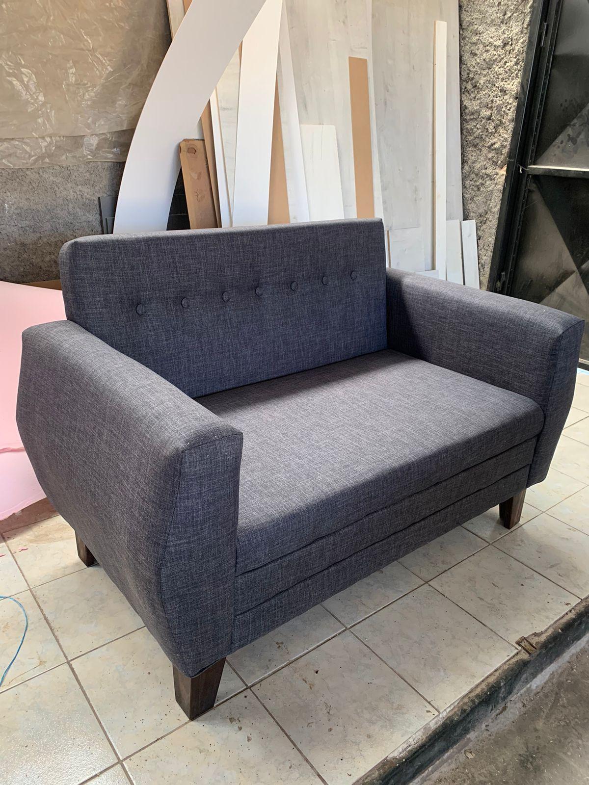 SOFÁ DECOKMAS MODELO DECO 2 CUERPOS LINO CÓRDOVA GRIS 110CM X 78CM X 96CM-3