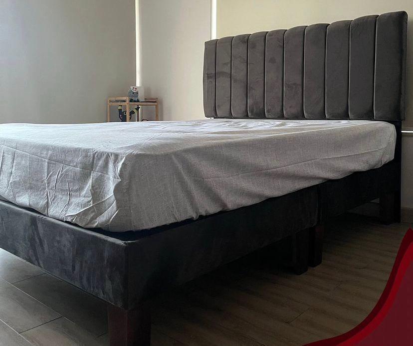 Respaldos 2 plazas en líneas 160 cm x 135 cm en lino-3