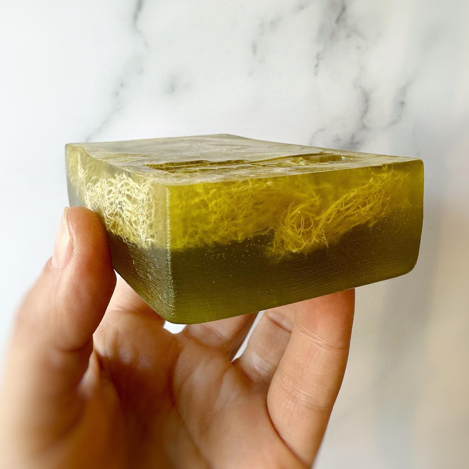 Jabón Sólido Natural Te Verde y Luffa Casabulka-3