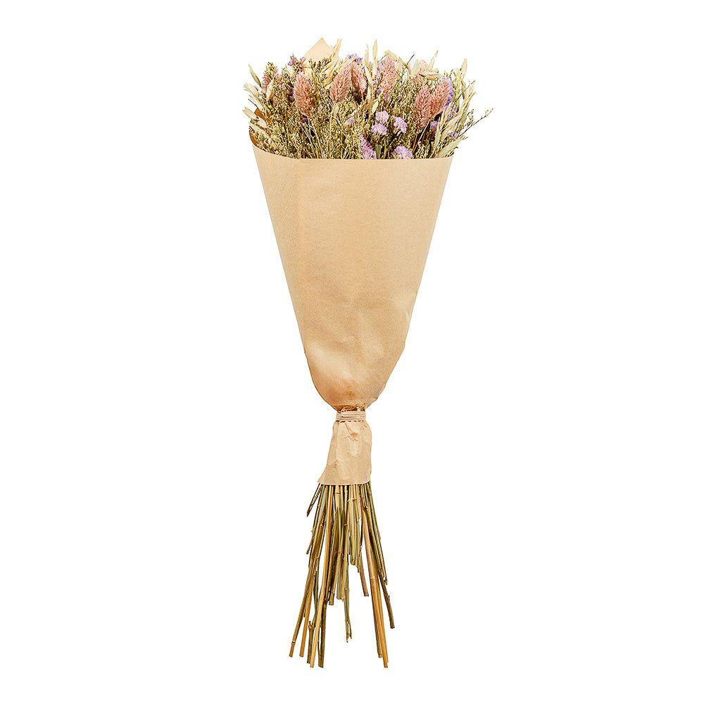 MIX DE VARAS SECAS ROSADAS Y MORADAS EN MEDIO DE RAMO 53 CM-0