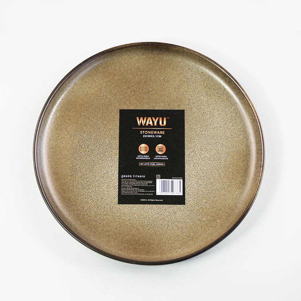 Plato 21 cm Gres Wayu-2