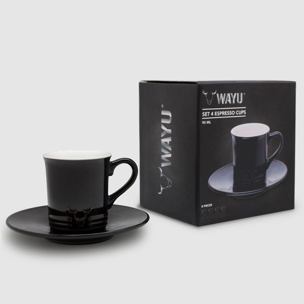 Set 4 Tazas De Cafe Wayu-3