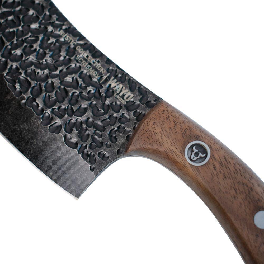 Cuchillo Chopper Con Funda Rustic Collection Wayu-6