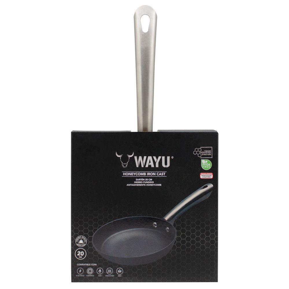 Sarten 20 Cm Iron Cast Honeycomb Wayu-3