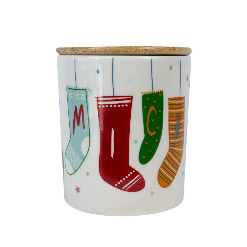 Contenedor Ceramica 900 Ml Navidad Disney Classic- Blanco-4