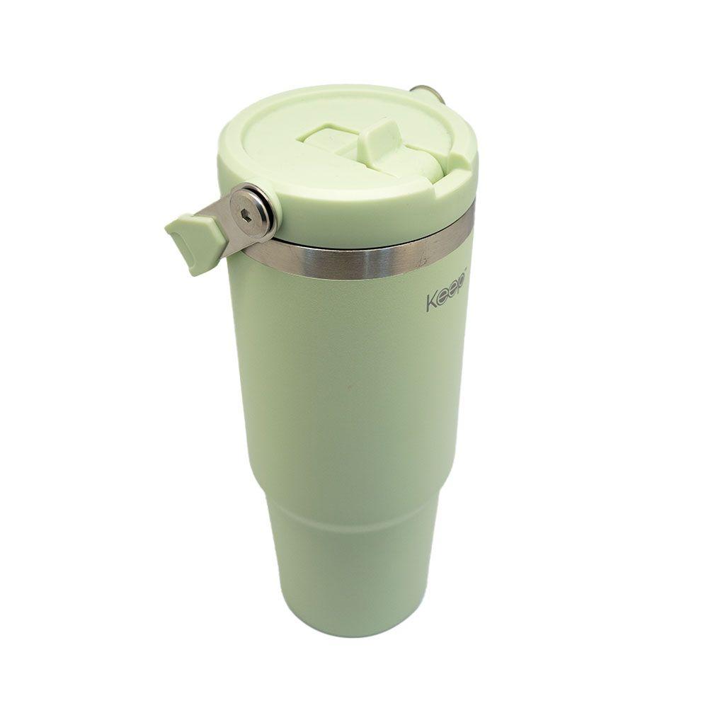 BOTELLA INSULADA CON MANGO 85O ML KEEP - PISTACHO-2