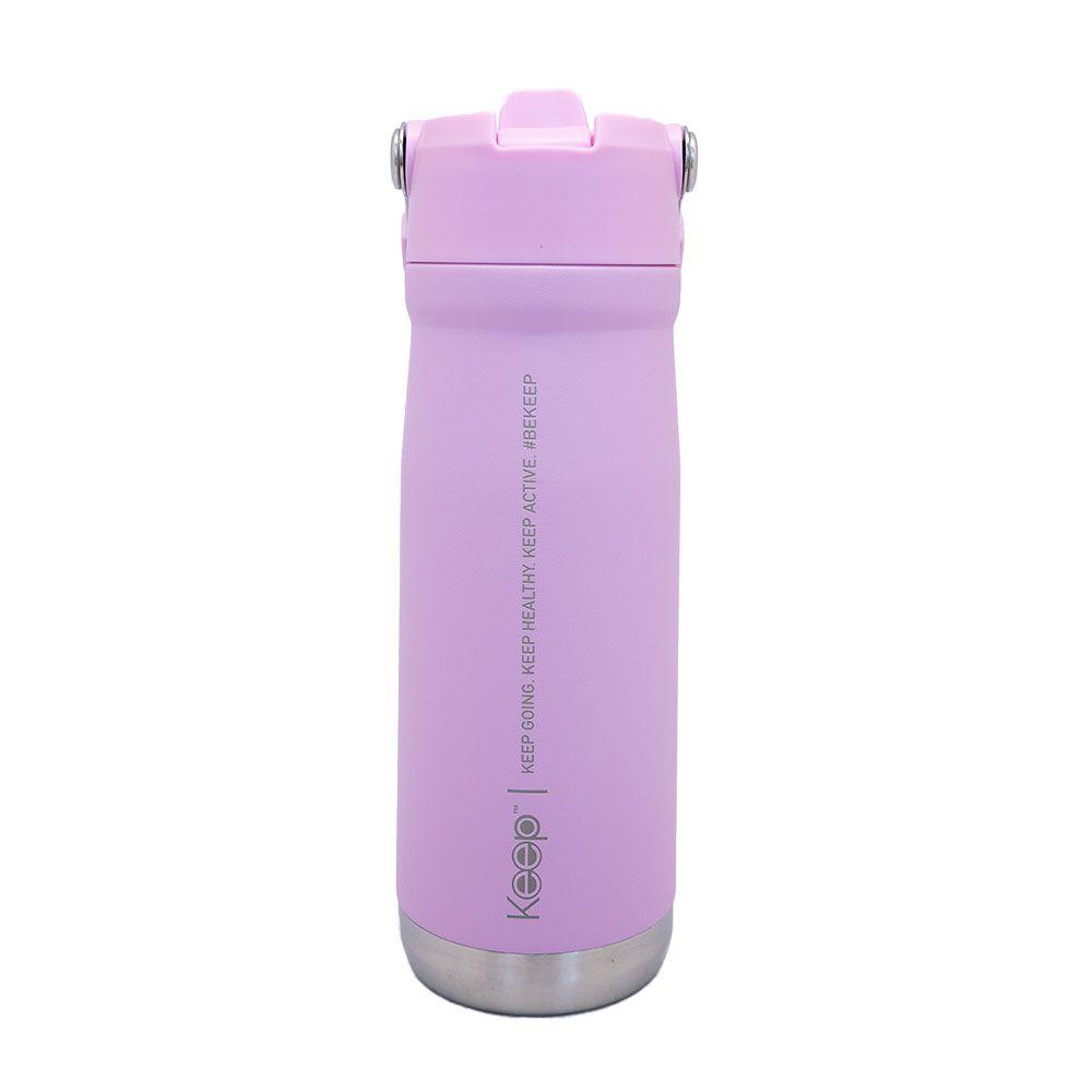 BOTELLA INSULADA CON MANGO 65O ML KEEP - ROSADO-3