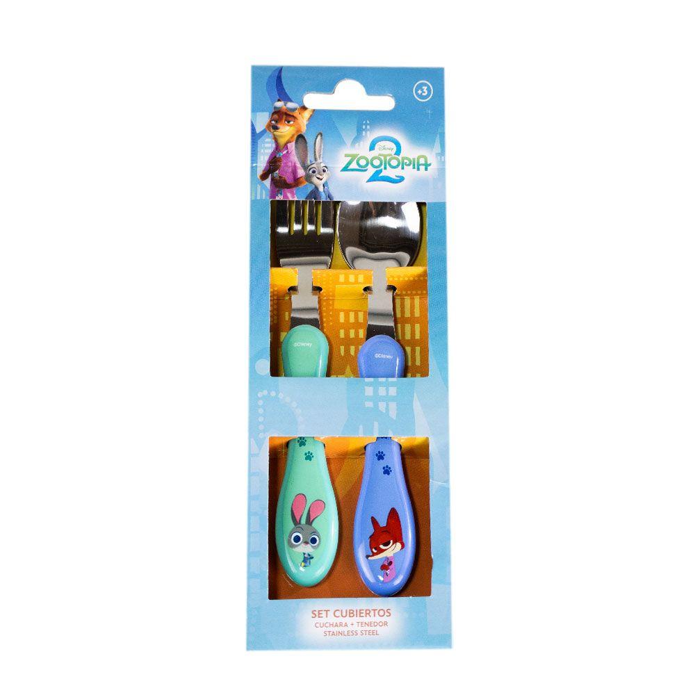 Set Cubiertos Metalicos Zootopia-3