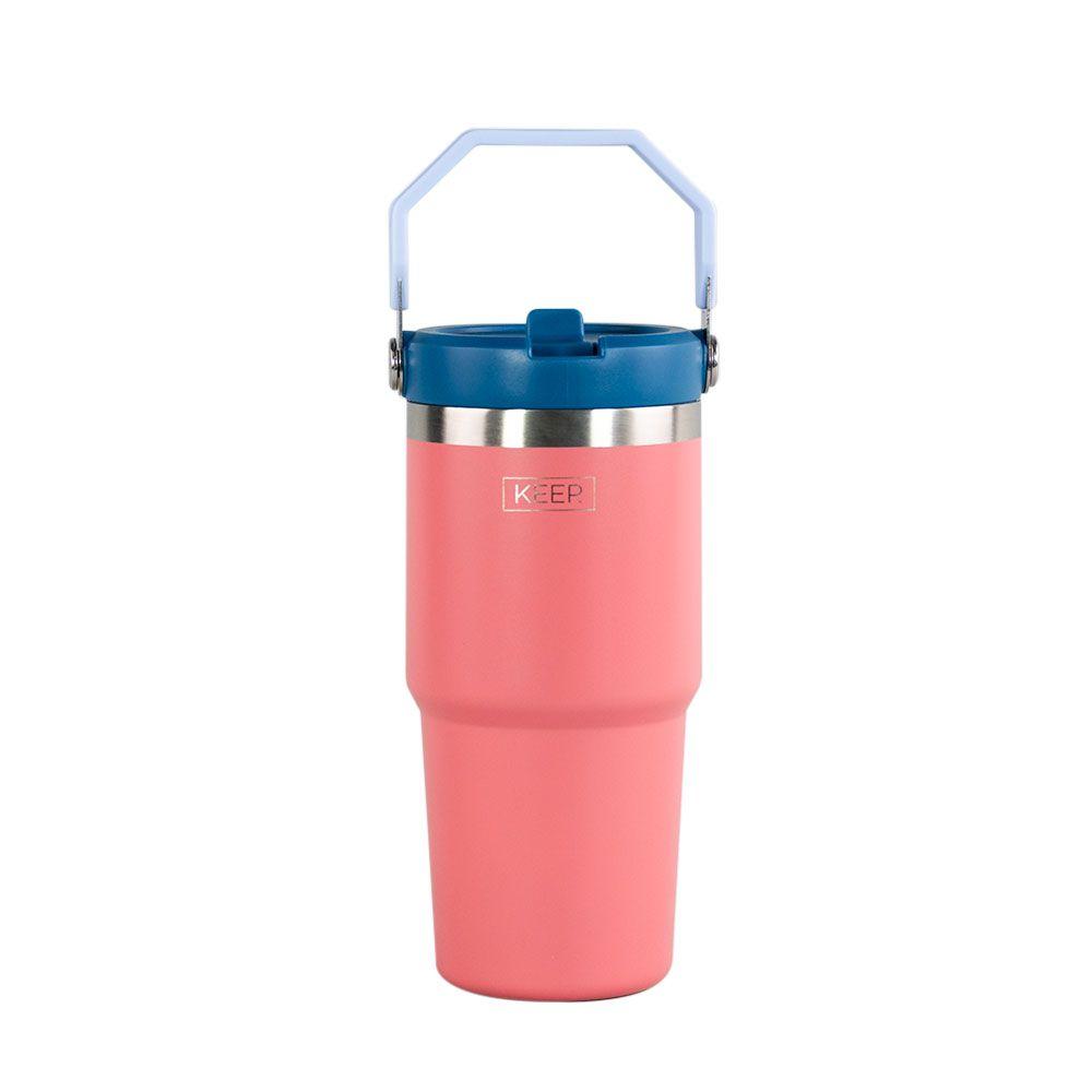 BOTELLA INSULADA CON MANGO 590ML FLASK KEEP CORAL-2