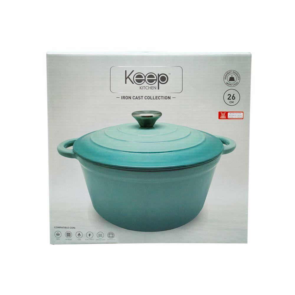 OLLA IRON CAST 26 CM MINT KEEP-2