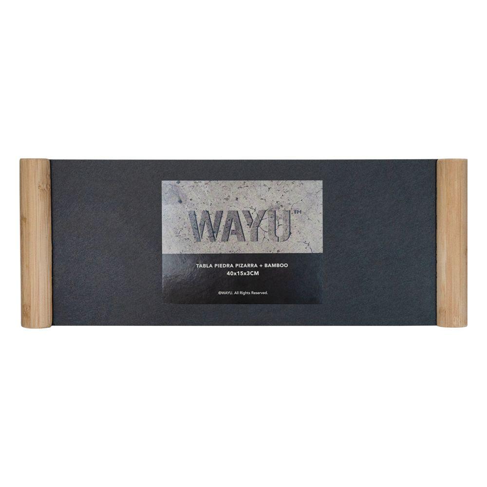 Tabla Piedra Pizarra 40x15 Cm Wayu-2