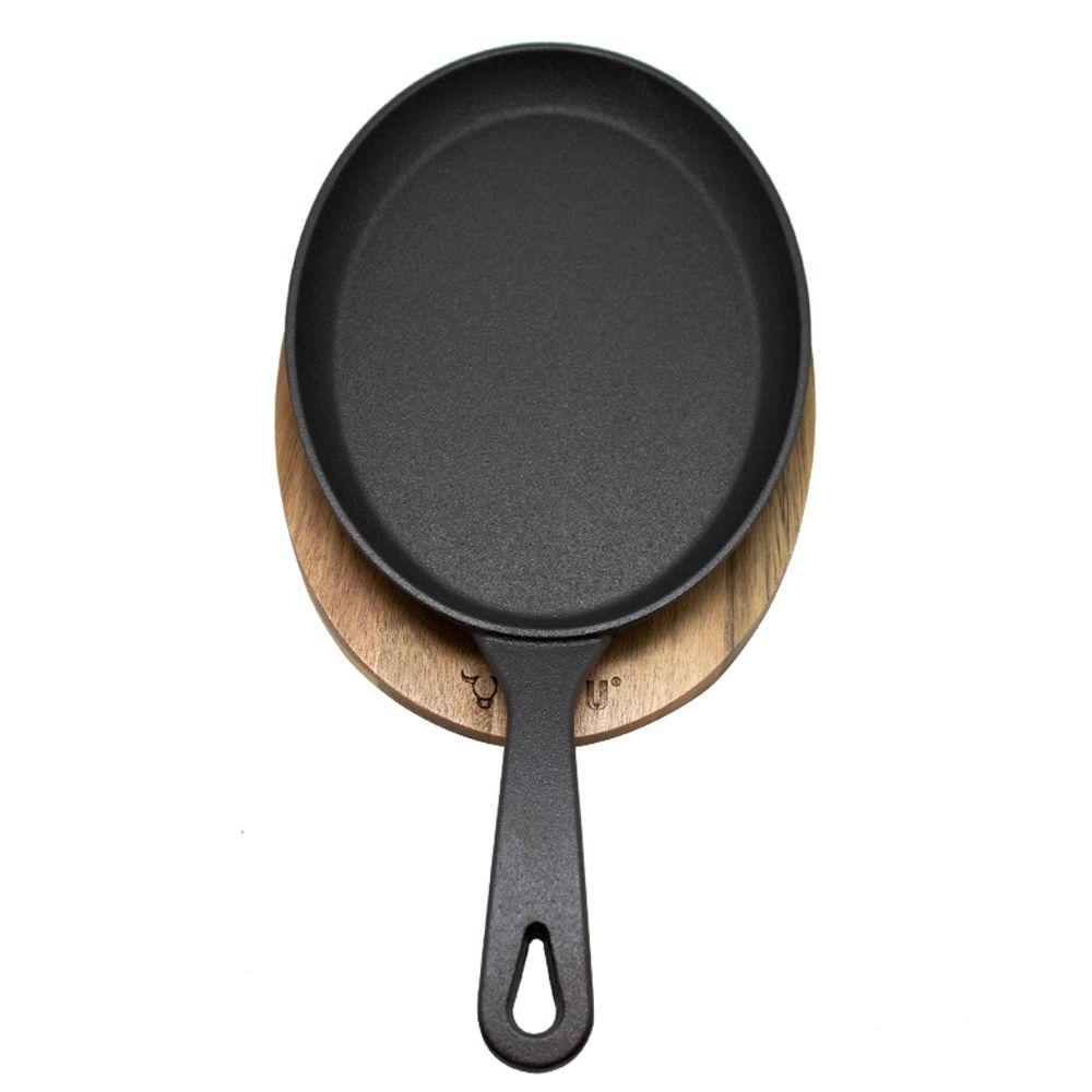 Sarten Iron Cast Base Madera Wayu-1