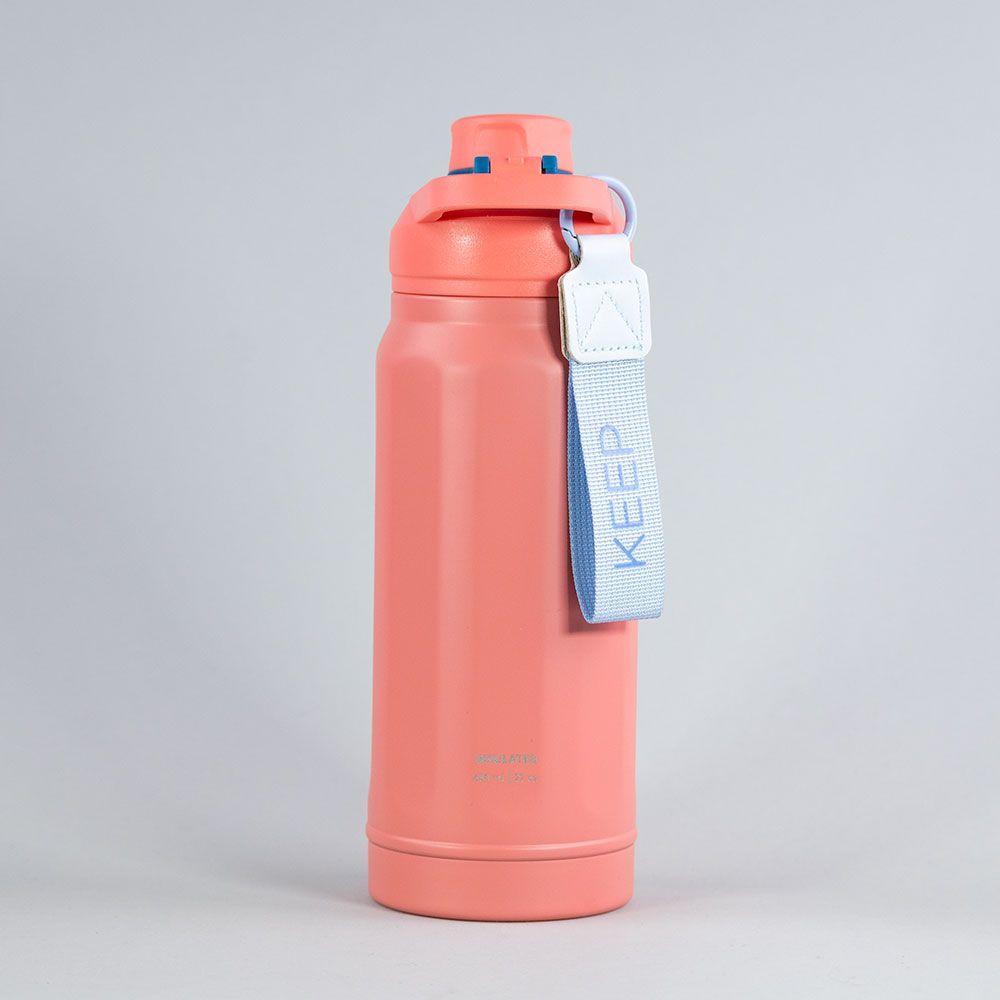 Botella Insulada Strap 650ML Flask Keep Coral-3