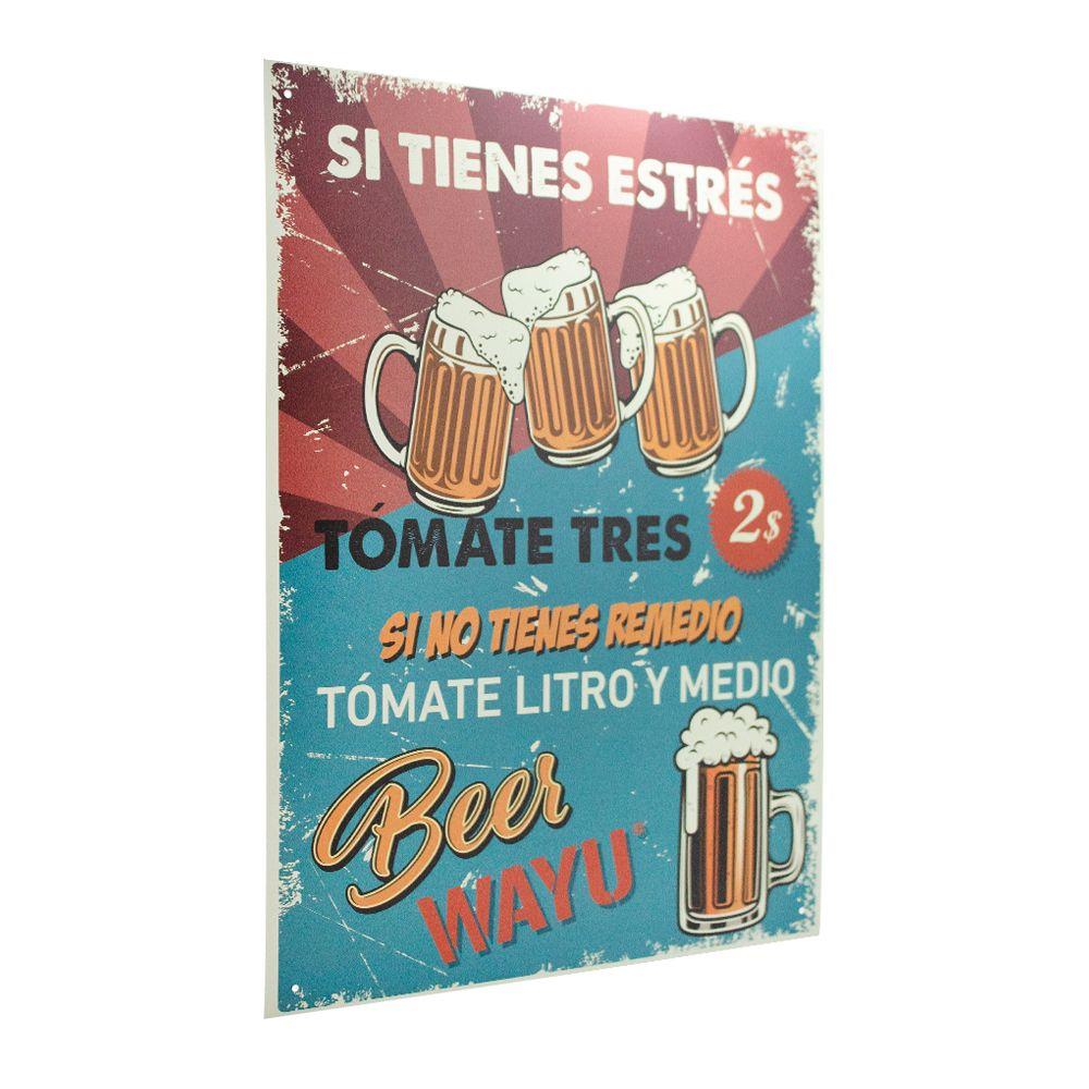 Cuadro Deco Beer 40x30Cm Wayu-2