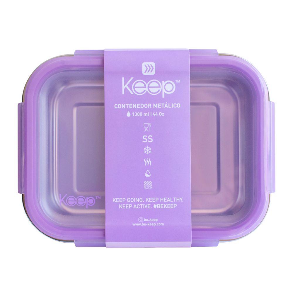 Hermetico Metalico 1300ML Keep - Lila-2