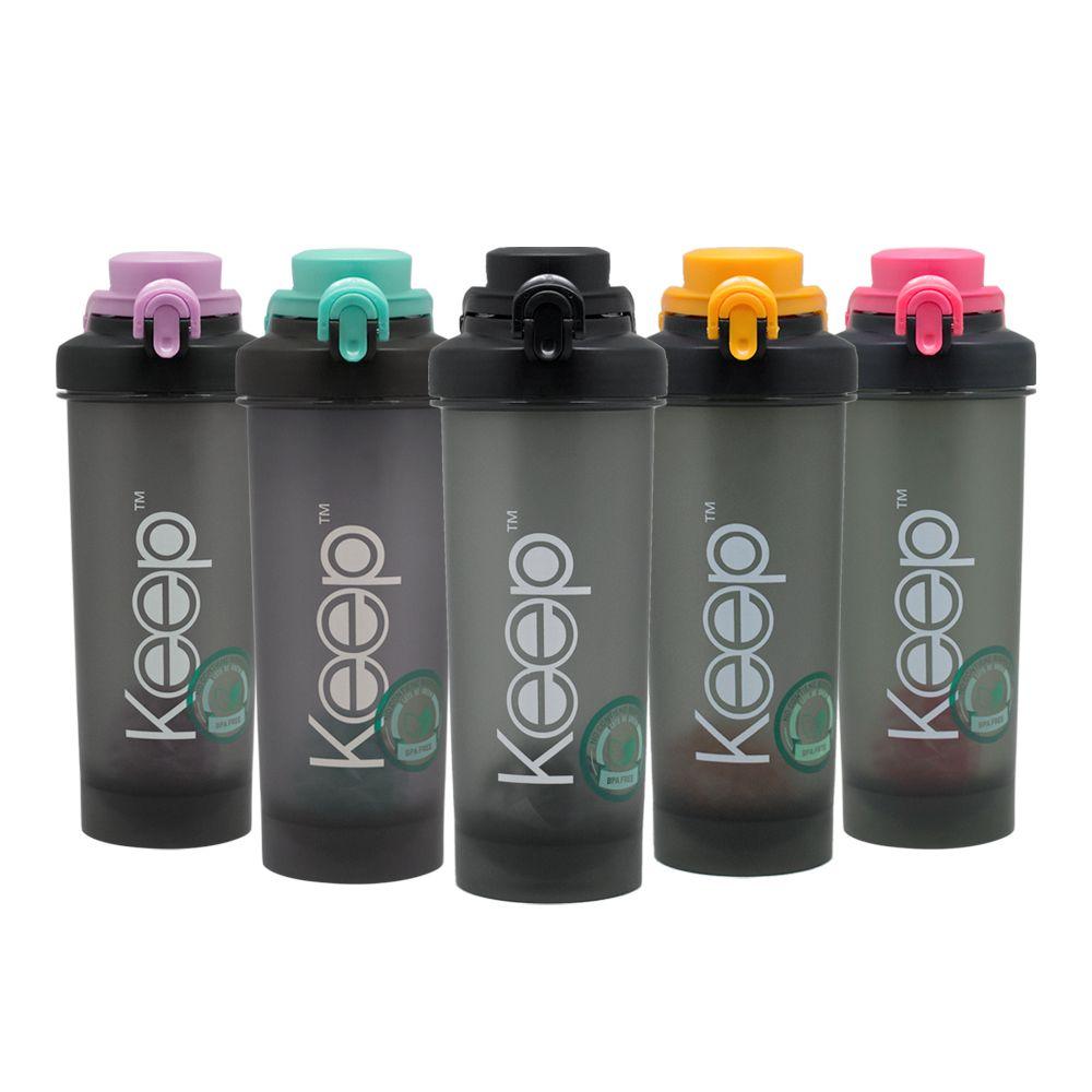 Botella Sport Shaker 700ml keep -NEGRO-2