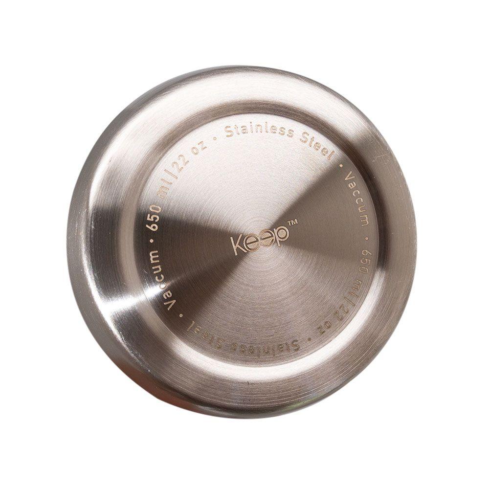 BOTELLA INSULADA CON MANGO 65O ML KEEP - NEGRO-4