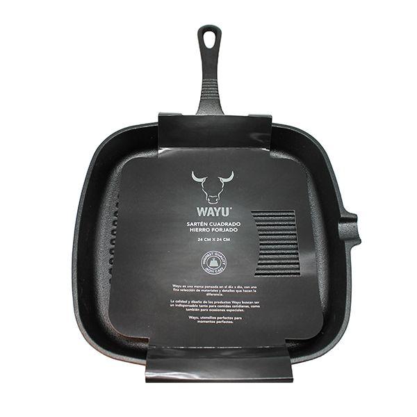 Sarten Cuadrado Wayu Iron Cast-4