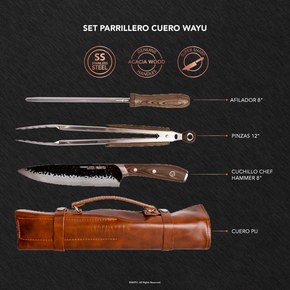 Set Parrillero Cuero PU Wayu-2