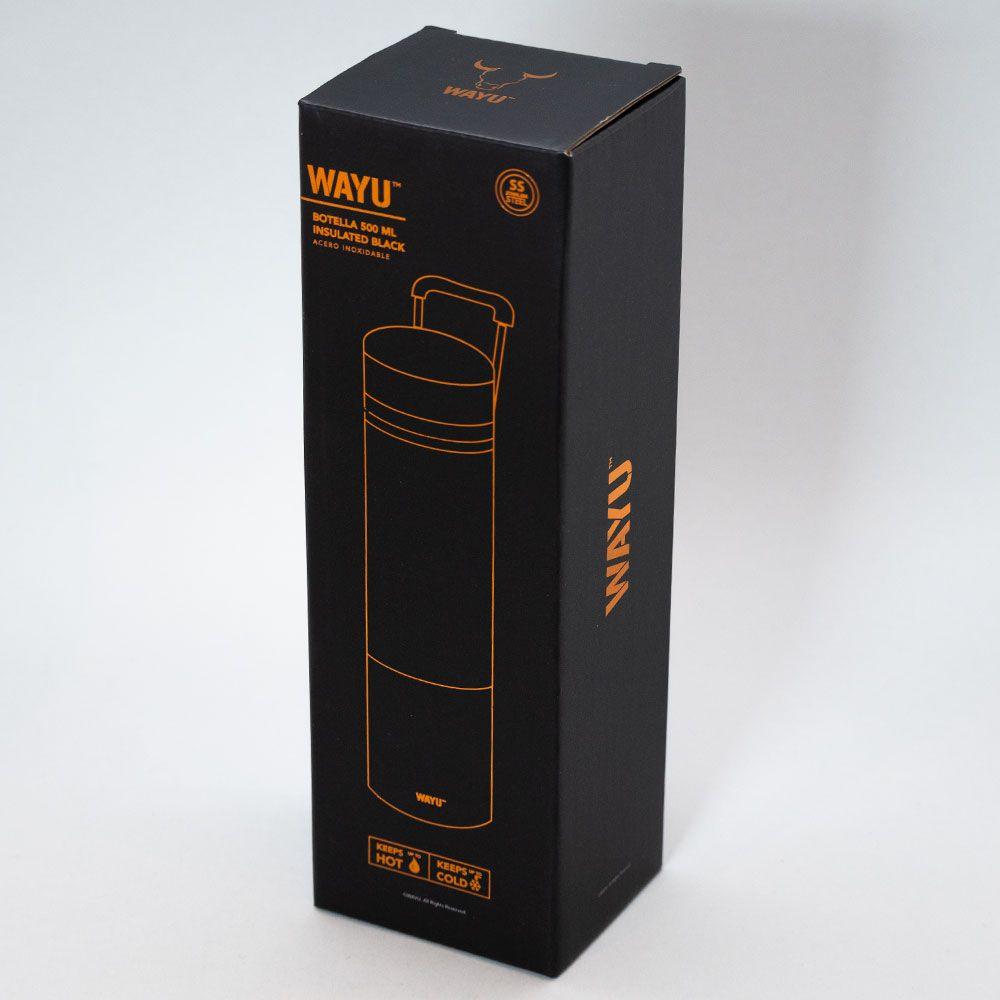 Botella 500Ml Insulated Black Wayu-3