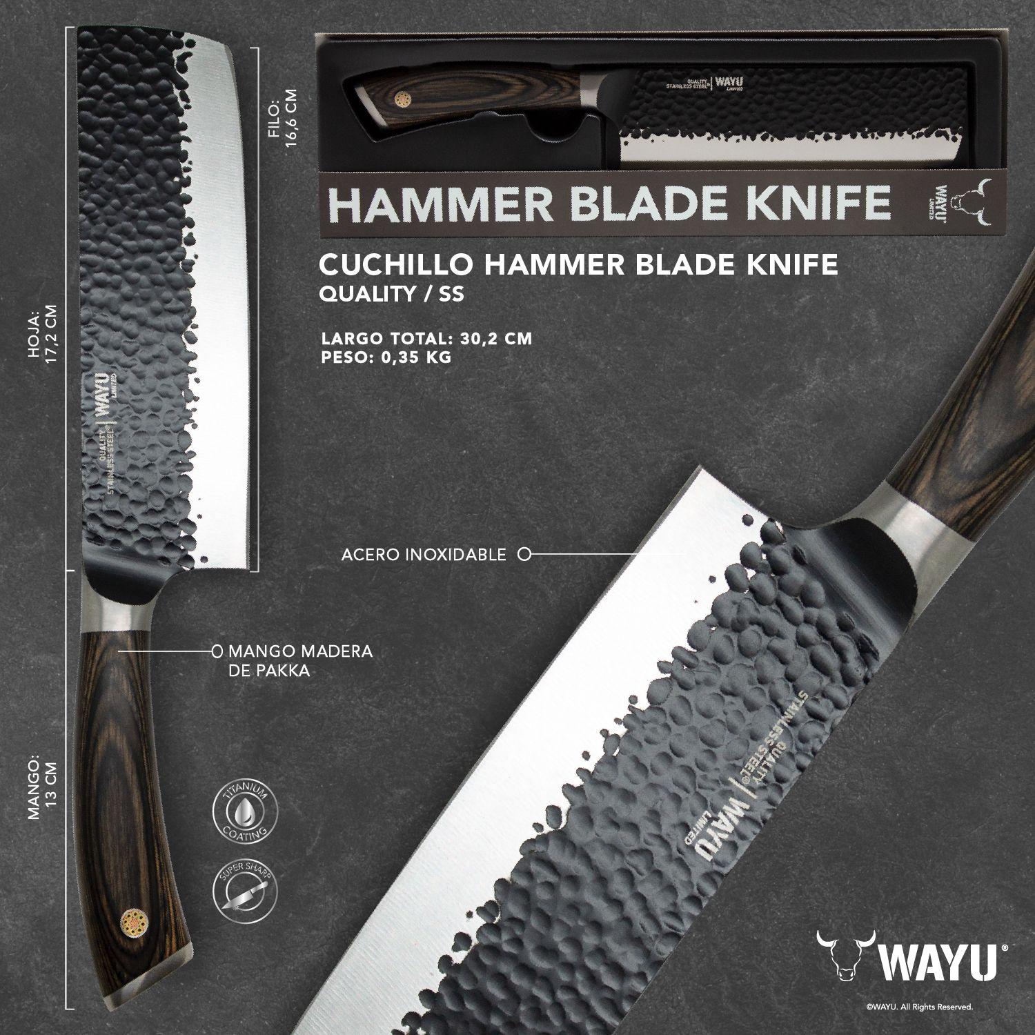 Cuchillo Hacha Hammer Wayu-2