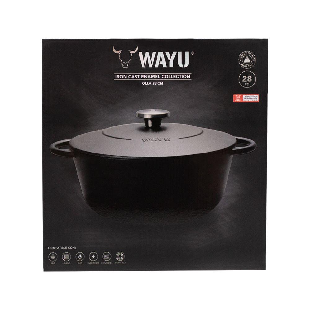 Olla Enamel 28Cm Iron Cast Wayu-3
