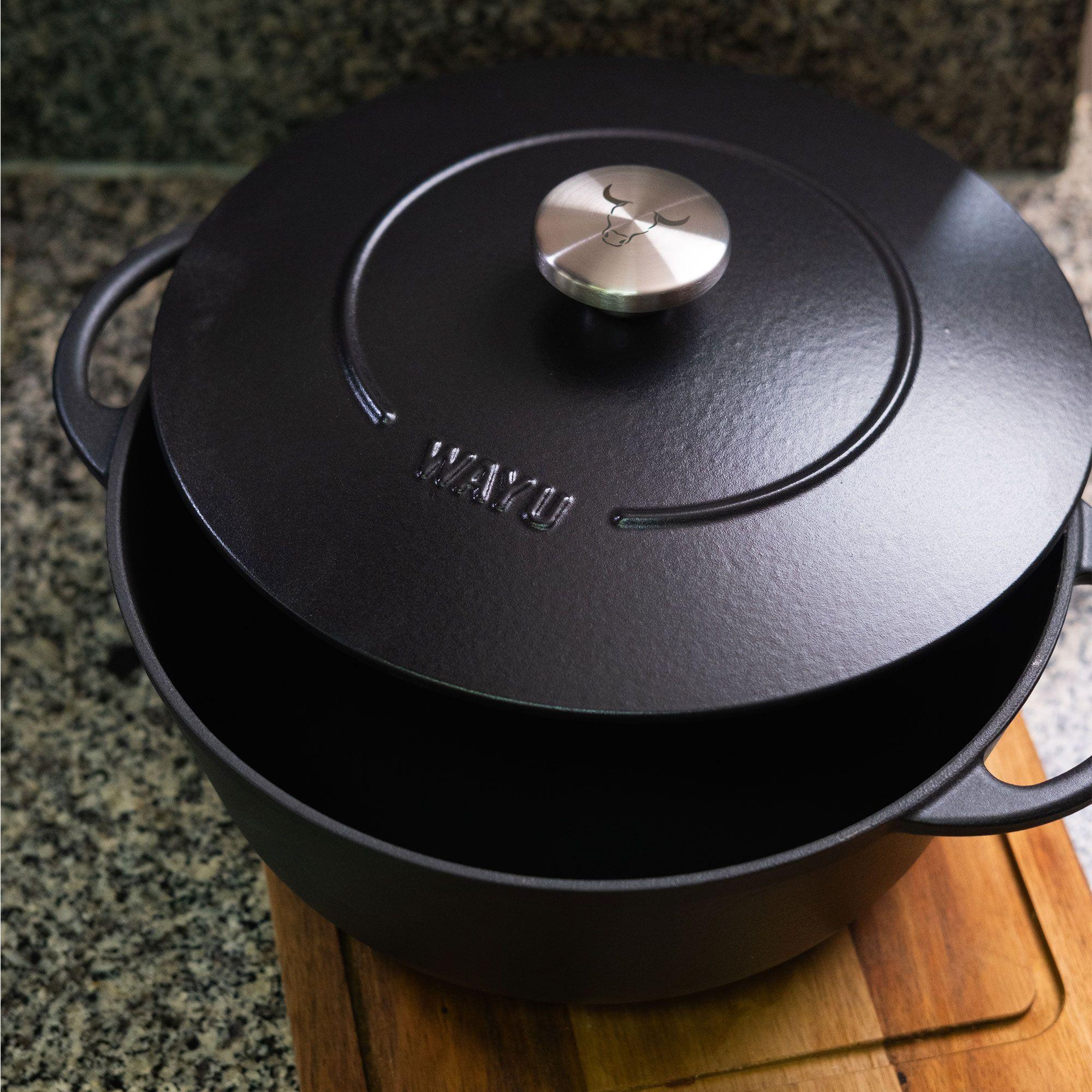 Olla Enamel 28Cm Iron Cast Wayu-2