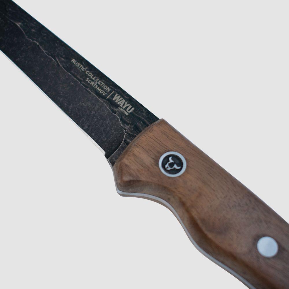 Cuchillo Utility Con Funda Rustic Collection Wayu-2