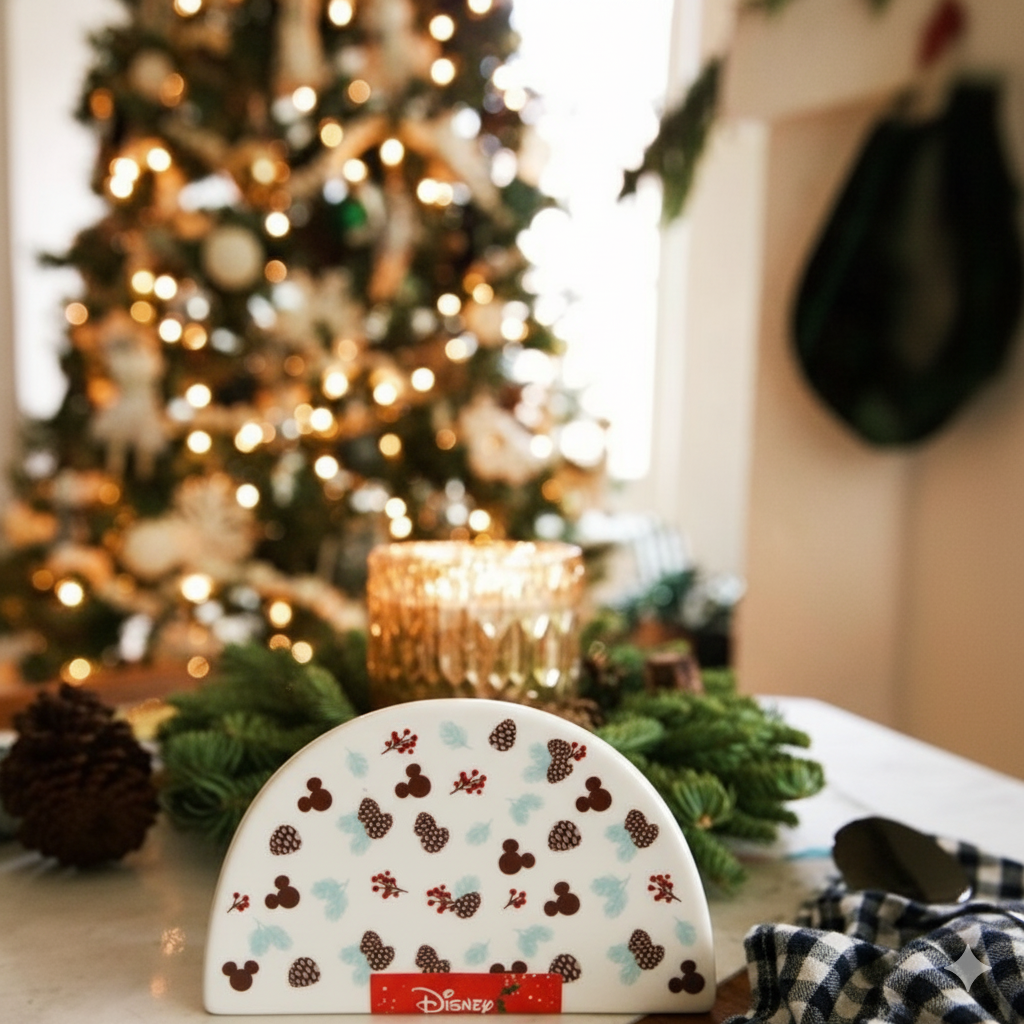 SERVILLETERO CERÁMICA NAVIDAD DISNEY CLASSIC-2