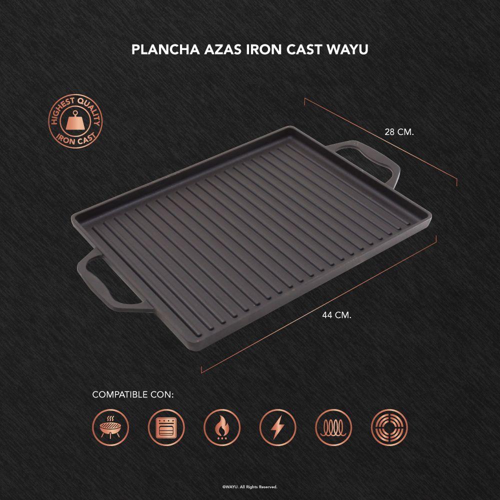 Plancha Azas Iron Cast Wayu-2