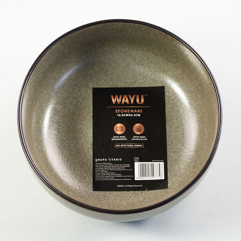 Bowl 17 cm Ceramica Gres Wayu-3